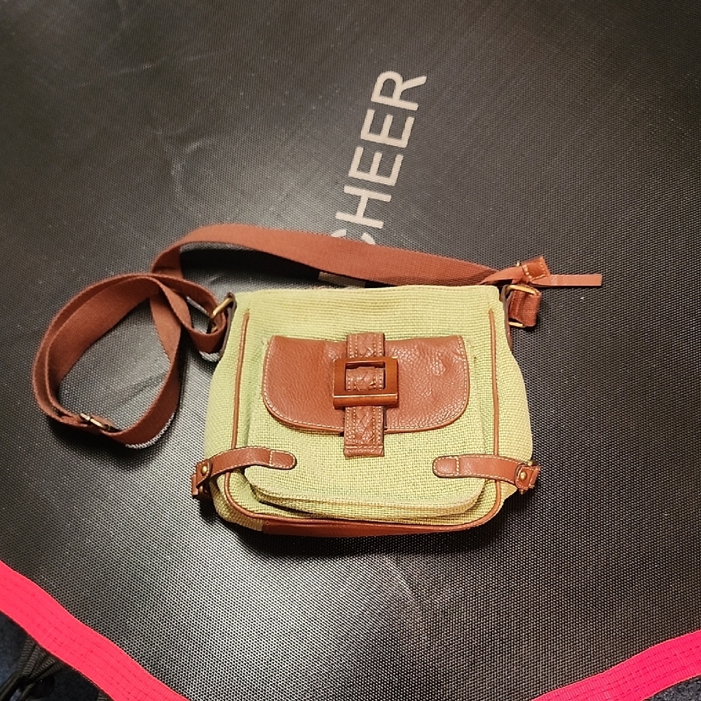 Stylish Brown and Cream Women's Bag